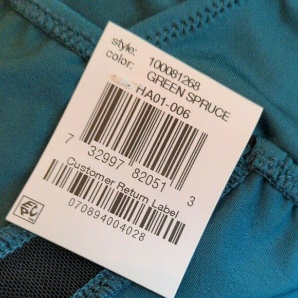 INC International Concepts High Waist Brief Panty Green Spruce Size XXL NEW - Picture 6 of 10